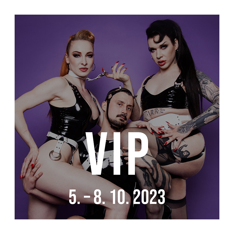 VIP ticket | 5. - 8. 10. 2023 | SOLD OUT - tickets are available at reception of studio HELL